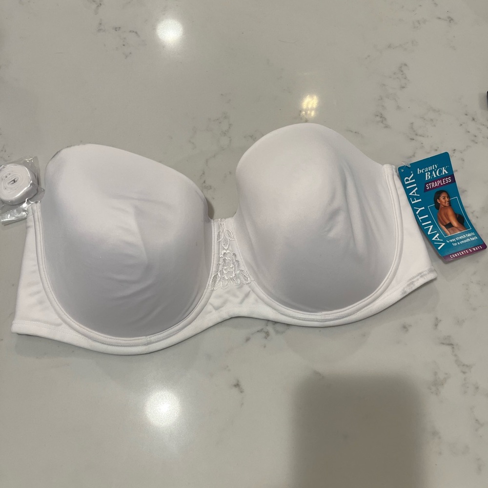 Vanity fair strapless bra 38DD